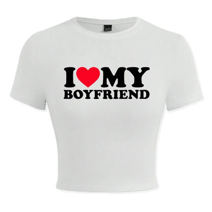 "I LOVE MY BOYFRIEND" Top