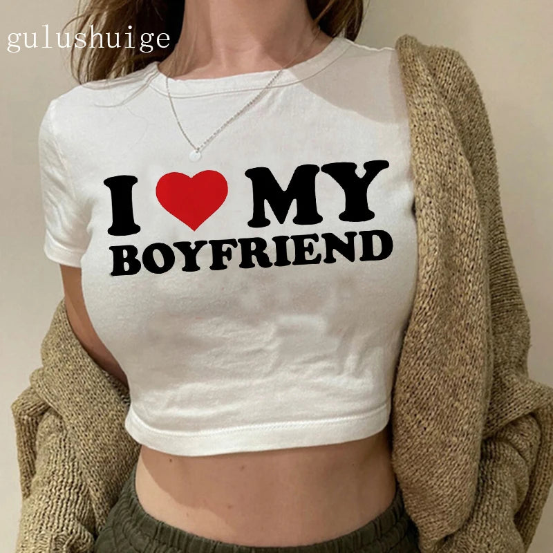 "I LOVE MY BOYFRIEND" Top