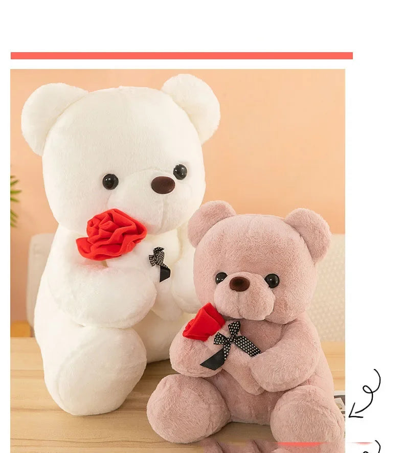 Teddy Bear With a Rose