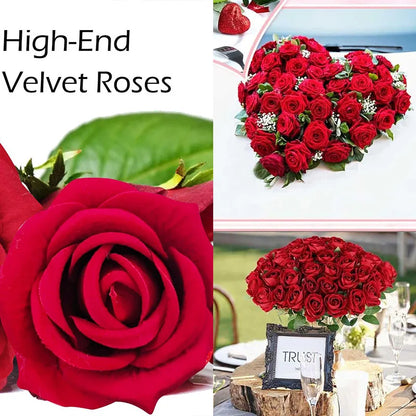 30 Pcs Rose Artificial Flowers