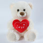 Plush Bear With a "LOVE" Heart