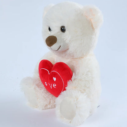 Plush Bear With a "LOVE" Heart