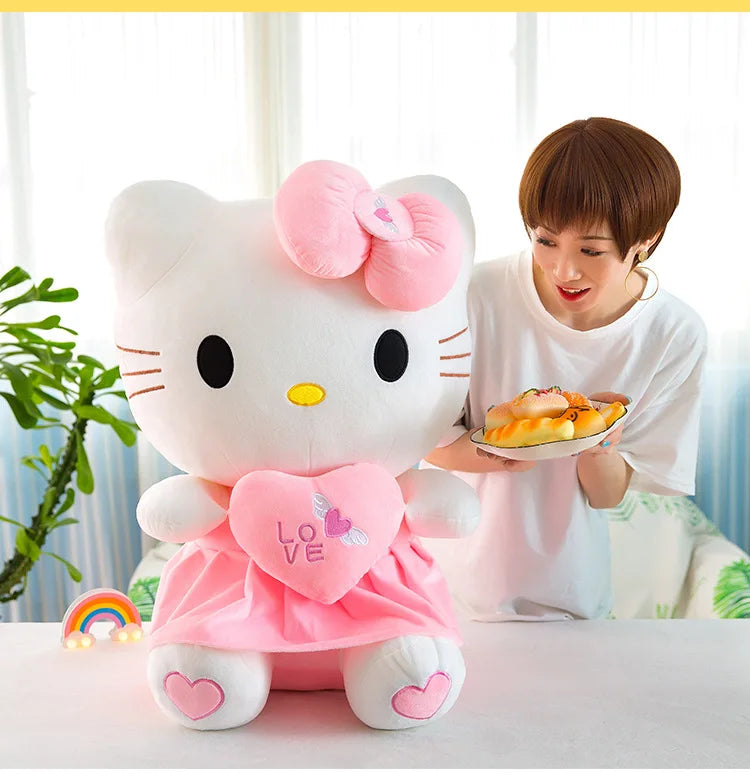 Hello Kitty Pink Plush Stuffed Toy