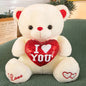 "I ♡ YOU" White Teddy Bear