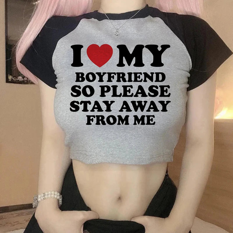 "I LOVE MY BOYFRIEND" Top