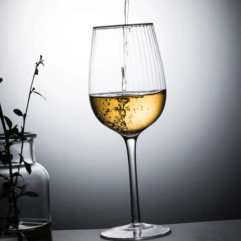 Golden Elegant Wine Glasses