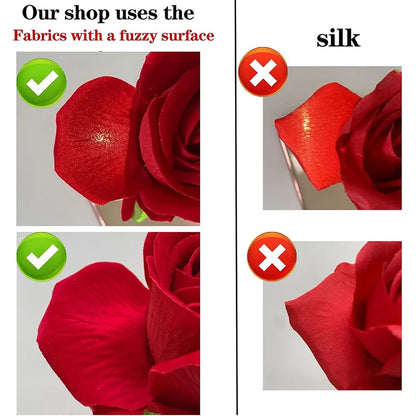 30 Pcs Rose Artificial Flowers