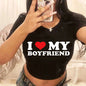 "I LOVE MY BOYFRIEND" Top