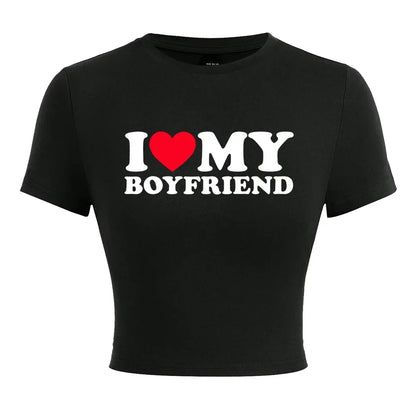 "I LOVE MY BOYFRIEND" Top