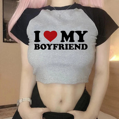 "I LOVE MY BOYFRIEND" Top