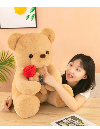 Teddy Bear With a Rose