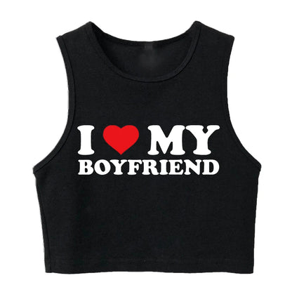 "I LOVE MY BOYFRIEND" Top