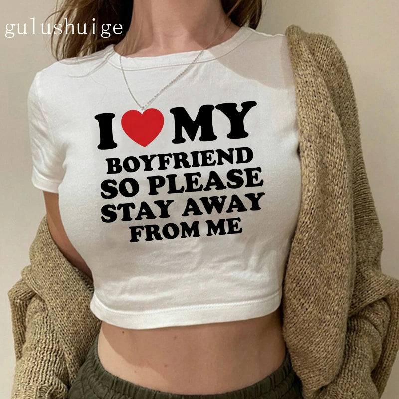 "I LOVE MY BOYFRIEND" Top