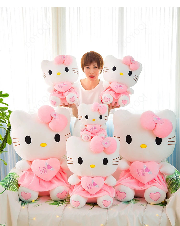 Hello Kitty Pink Plush Stuffed Toy