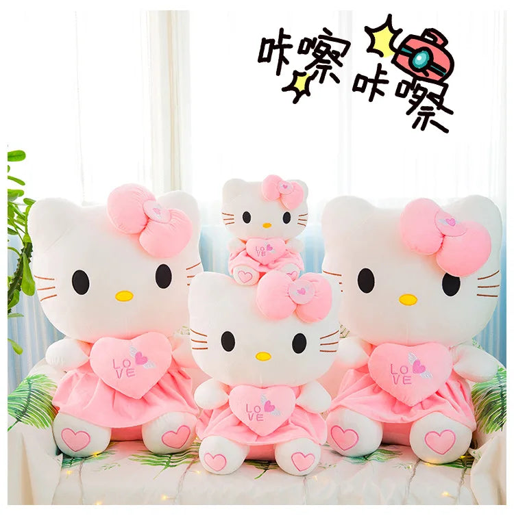 Hello Kitty Pink Plush Stuffed Toy