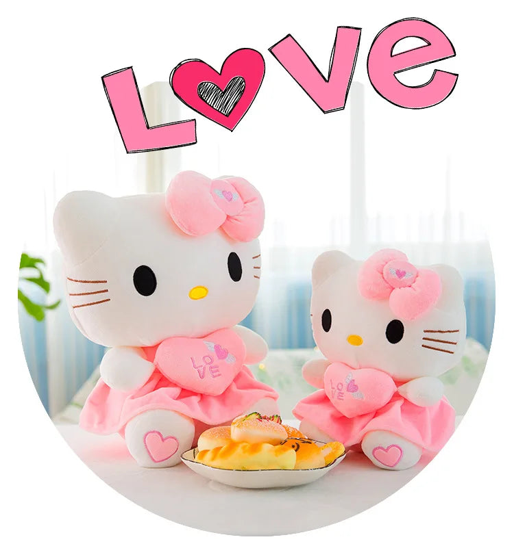 Hello Kitty Pink Plush Stuffed Toy