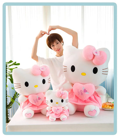 Hello Kitty Pink Plush Stuffed Toy