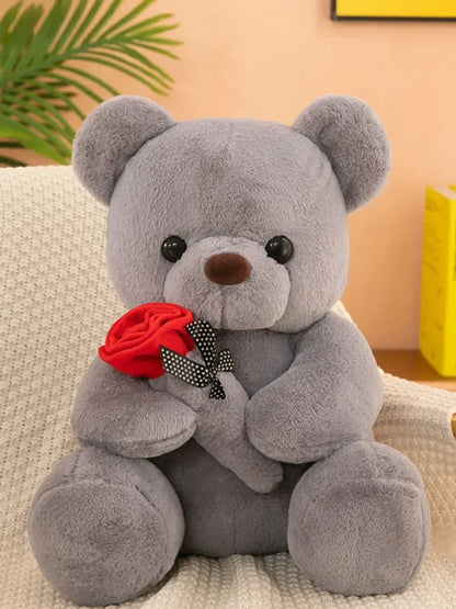 Teddy Bear With a Rose