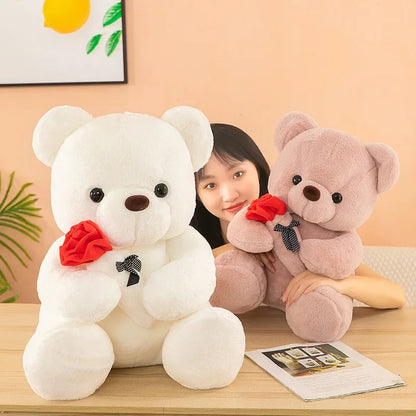 Teddy Bear With a Rose