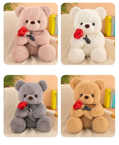 Teddy Bear With a Rose