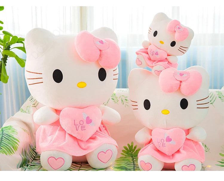 Hello Kitty Pink Plush Stuffed Toy