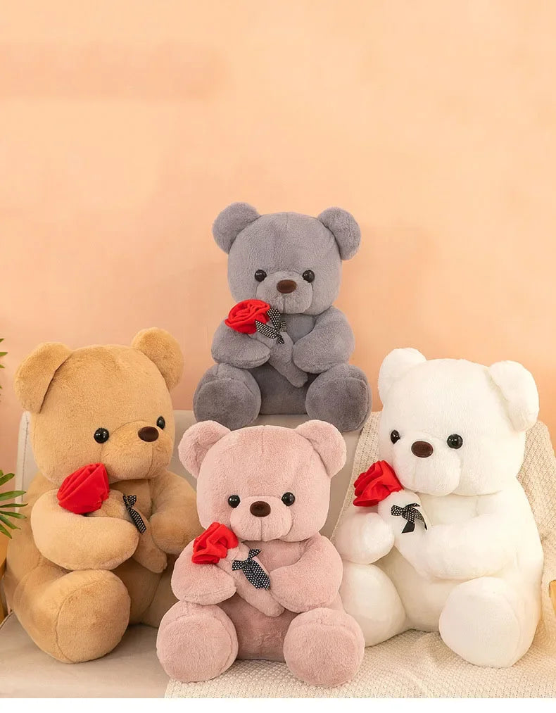 Teddy Bear With a Rose