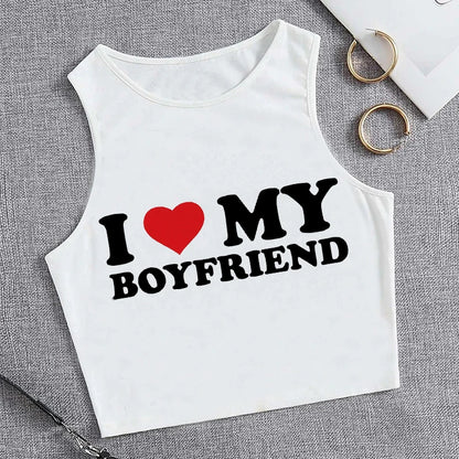 "I LOVE MY BOYFRIEND" Top