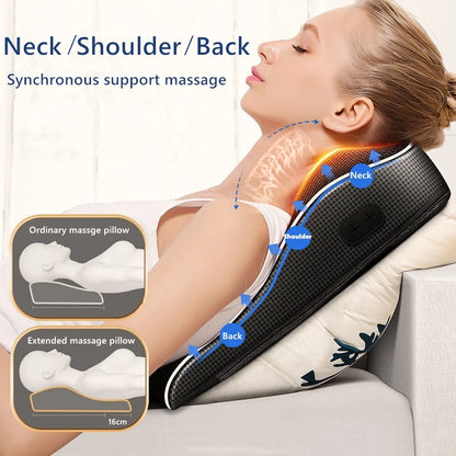 Electric Shiatsu Head Neck Cervical Ttraction Body Massager